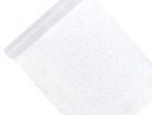 Nyomtatott organza, fehér, 0,48 x 9 m