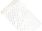 Nyomtatott organza, fehér, 0,36 x 9 m