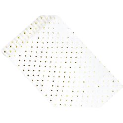 Nyomtatott organza, fehér, 0,36 x 9 m
