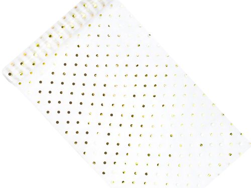 Nyomtatott organza, fehér, 0,36 x 9 m