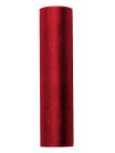 Organza egyszínű, piros, 0,16 x 9 m (1 db / 9 lm)