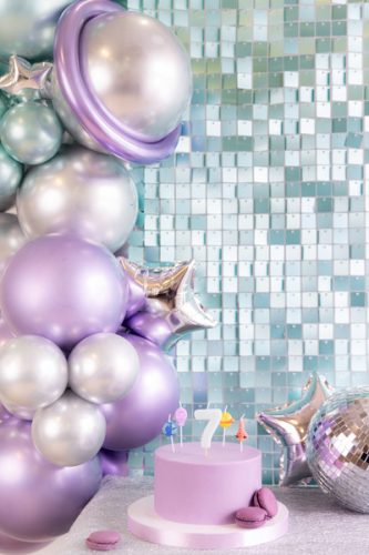 Háttérpanel, négyzet alakú, türkiz színben, 30x30 cm