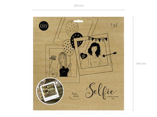 Szelfi képkeret készlet - Legjobb esküvő