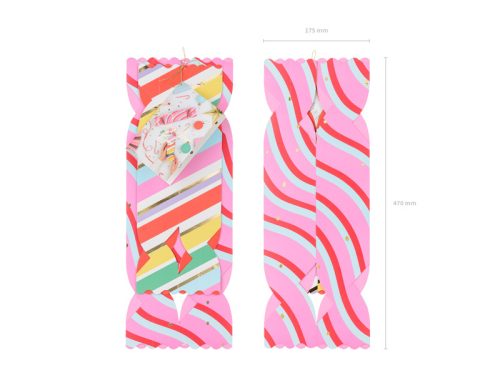 Ajándékdobozok Cukorka, mix, 7x37 cm - 9x47 cm (1 db / 2 db)