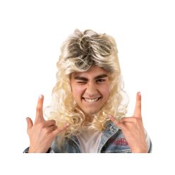 80-as évek parókája, hosszú haj, szőke