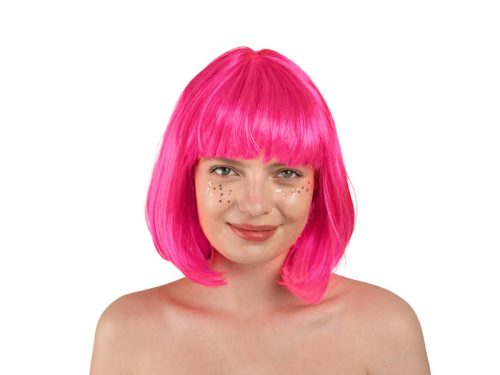 Kleopátra paróka, neon rózsaszín