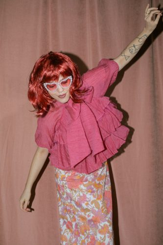 Kleopátra paróka, eper rózsaszín