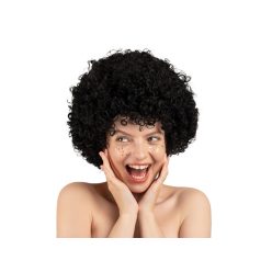 Afro paróka, fekete