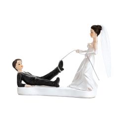 Figura Ifjú házasok kötéllel, 13cm