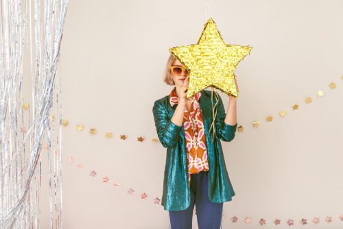 Pinata - Csillag, 44,5x42,5x9 cm