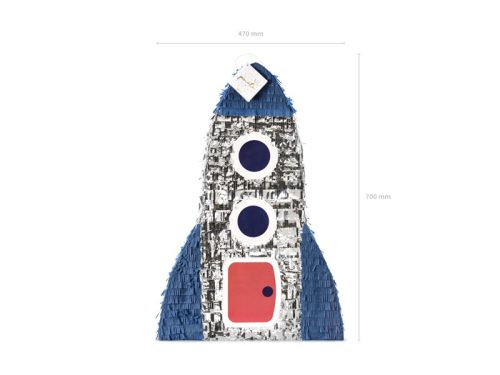 Pinata - Rakéta, 45,5x69,5x14 cm