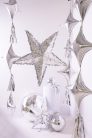 Összecsukható Pinata - Star, 68x68x30cm, ezüst