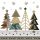 Karácsony Graphic Trees szalvéta 20 db-os 33x33 cm
