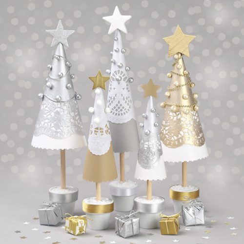 Karácsony Handmade Trees szalvéta 20 db-os 33x33 cm