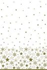 Karácsony Gold Stars papír asztalterítő 120x180 cm