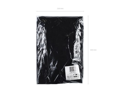 Bankett asztaltakaró, 183x76x74 cm, fekete