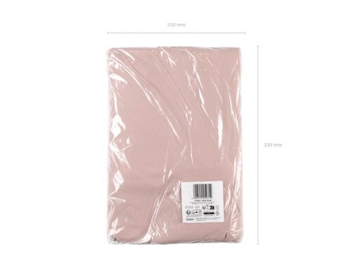 Bankett asztaltakaró, 183x76x74 cm, poros rózsa