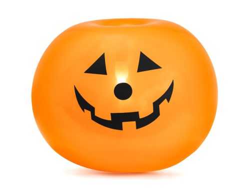 LED Light Up Pumpkin léggömbök, 25cm (1 db / 5 db)