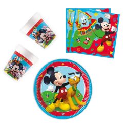   Disney Mickey Rock the House party szett 36 db-os 20 cm-es tányérral