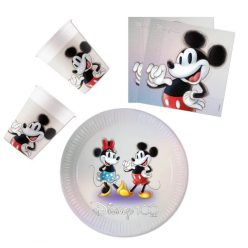 Disney 100 Mickey party szett 36 db-os 23 cm-es tányérral