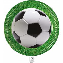 Focis Soccer Field papírtányér 8 db-os 23 cm FSC