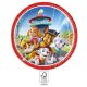 Mancs Őrjárat Rescue Heroes papírtányér 8 db-os 23 cm FSC