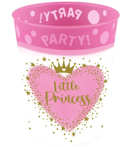 Hercegnő Little Princess micro prémium műanyag pohár 250 ml