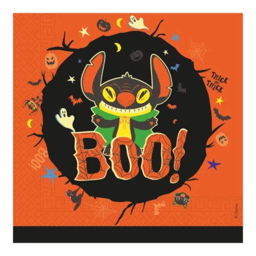 Disney Lilo és Stitch, A csillagkutya Halloween szalvéta 20 db-os 33x33 cm
