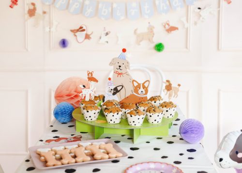Cake stand Dogs, mix