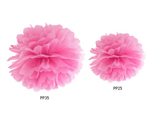 Selyempapír Pompon, rózsaszín, 25 cm