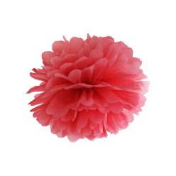 Selyempapír Pompon, piros, 25 cm