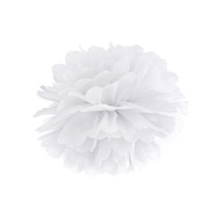 Selyempapír Pompon, fehér, 25 cm