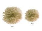 Selyempapír Pompon, arany, 25 cm