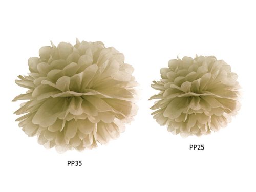 Selyempapír Pompon, arany, 25 cm