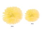 Selyempapír Pompon, sárga, 25 cm