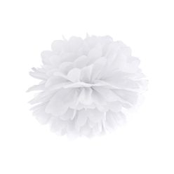 Selyempapír Pompon, fehér, 35 cm