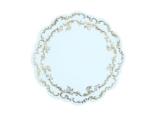 Tányérszőnyegek Ornament, világoskék, átmérő 35,5 cm (1 db / 6 db)