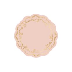   Tányérszőnyegek Ornament, poros rózsaszín, átmérő 35,5 cm (1 db / 6 db)