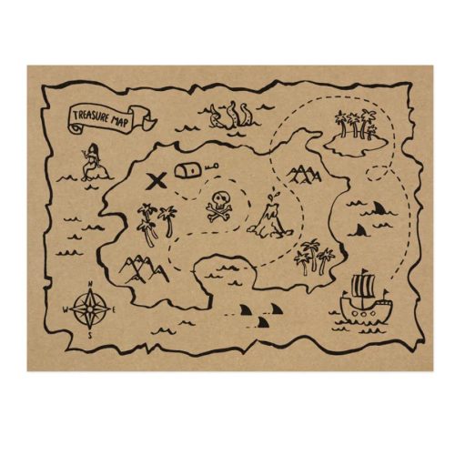 Papír alátétek Pirates Party, 40x30cm - 5db