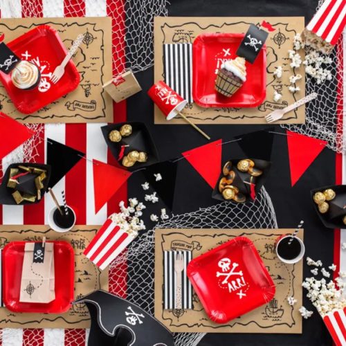 Papír alátétek Pirates Party, 40x30cm - 5db