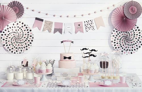 Papír alátétek Édességek, mix, 40 x 30cm (1 db / 6 db.)