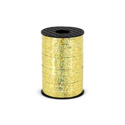 Műanyag szalag, arany, 5mm/225m