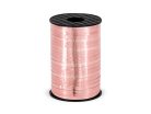 Műanyag szalag, rózsaszín arany, 5mm/225m