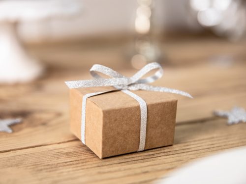 Dobozok, kraft, 6x5,5x3,5 cm (1 db / 10 db)