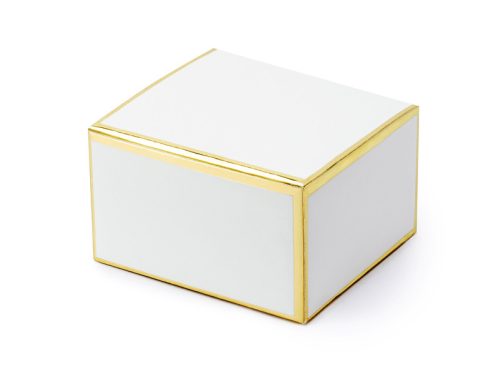 Dobozok, fehér, 6x3,5x5,5 cm (1 db / 10 db)