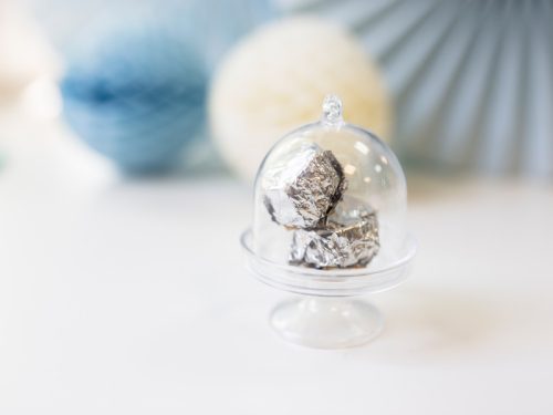 Dobozok Tortatartó, színtelen, 5,5x7,5 cm (1 db / 3 db)