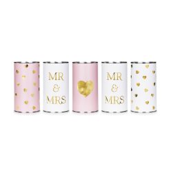 Esküvői dobozok Mr & Mrs, 14x7 cm (1 db / 5 db)
