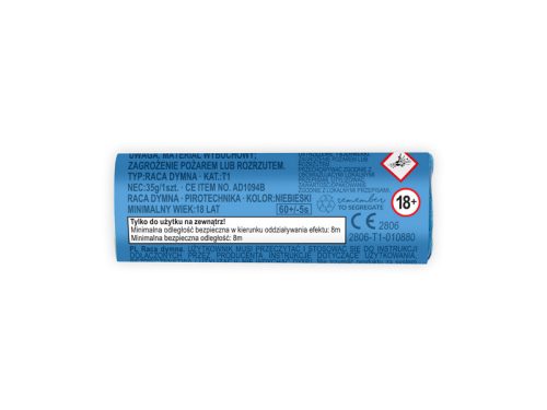 Kék színű füstbomba, 11,5 cm, 5 darabos csomag