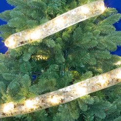   LED szalag,5 m/ 50 db micro LED, kül- és beléri, 8 funkció, elemes