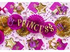 Decorative Rosettes, Dark Pink, 20-30cm (1 pkt / 3 pc.)